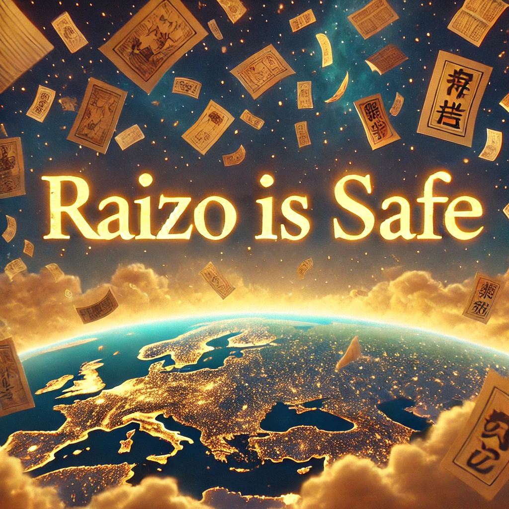 英訳「Raizo is safe」の広がり