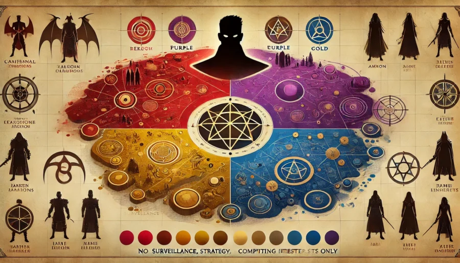 ロビンを巡る勢力のスタンス比較表